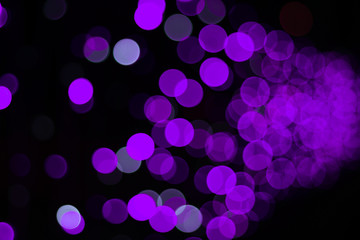 Abstract circular Purple bokeh background 
