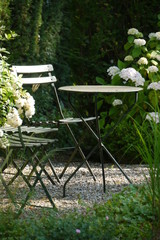 chair in the garden