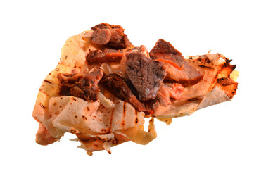 meat isolated on white background