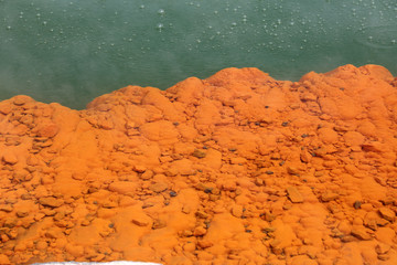 Champagne Pool im Waiotapu-Nationalpark. Rotorua. Neuseeland © Benshot