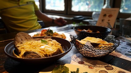 pasta in the restaurant
