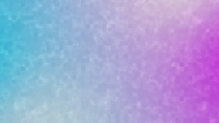 Mosaic gradient background. Abstract square geometric background in blue and pink. Clean minimal block pattern.