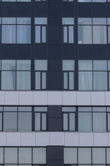 Windows and floors of an office building