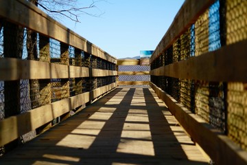 wooden bridge