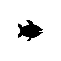 Fish icon. Sea animal symbol. Logo design element