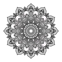 Hand Drawn Oriental Mandala