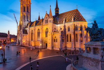 Matthias Church in Budapest, Hungary.