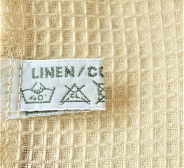 Label Leinen - Etikett Hemd