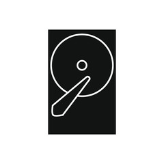 smart watch shaped vector icon