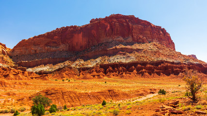 The Fluted Wall, Capitol Reef National Park, Utah