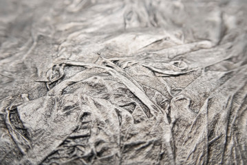 Textured silver background. Relief canvas. Luxury, underground, gothic, ancient  