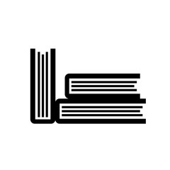 Book icon vector.