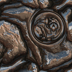 3d effect - abstract rock pattern 