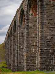 Naklejka premium The Ribblehead Viaduct near Ingleton, North Yorkshire, England, UK