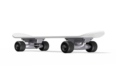 Skateboard on a white background. 3d rendering