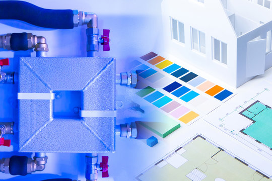 Designing a new home. Smart House. Ergonomic design of apartments. Major repairs in the apartment. Construction concept. Design rooms. Heating the cottage with gas. The system of laying gas channels.