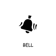 Ringing Bell flat vector icon