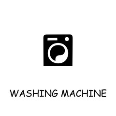 Washing Machine flat vector icon