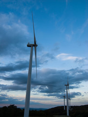 Fototapeta na wymiar Wind Power Generation in West Virginia