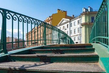 Fototapeta premium Bridges Of St. Petersburg. Rivers Of St. Petersburg. Russia.