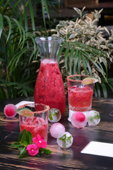 refreshing cold drink