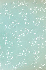 little flowers on watercolor pastel tone