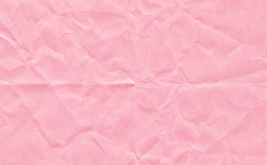 Closeup crumpled light pink paper texture background, texture.Pink paper sheet board with space for text ,pattern or abstract background. - 316270912