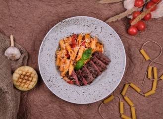 pasta with meat 