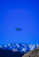 Fototapeta na wymiar Personal Surveillance Tool - Drone at Altitude.