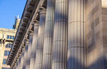 colonnade at the courthouse