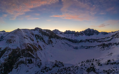 Vilsalpsee aus der Luft