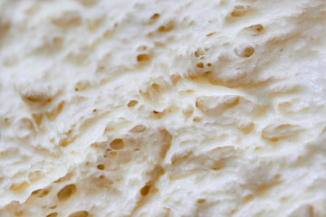 Yeast dough close-up texture for Easter Day