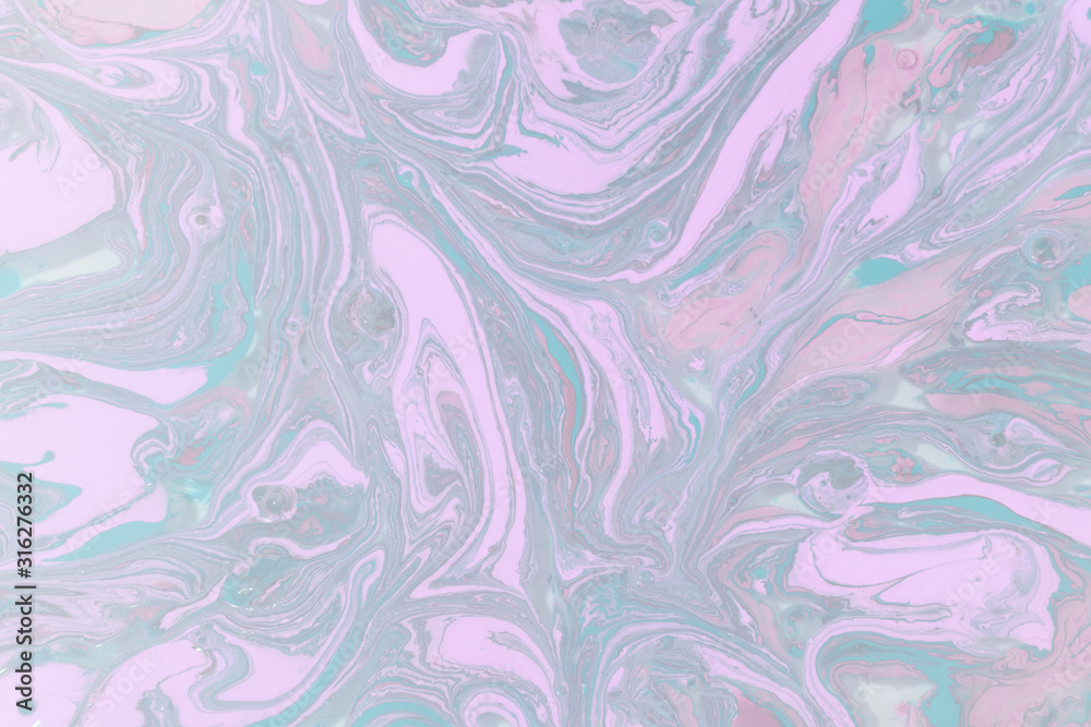 Poster gradient marble pattern in soft color background