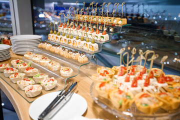 catering buffet at restaurant