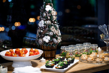 christmas tree in room