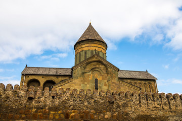 Fototapeta premium Swetizchoweli Church (Cathedral) in Mzcheta, Georgia, Asia
