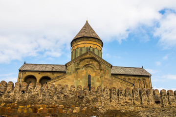 Fototapeta premium Swetizchoweli Church (Cathedral) in Mzcheta, Georgia, Asia