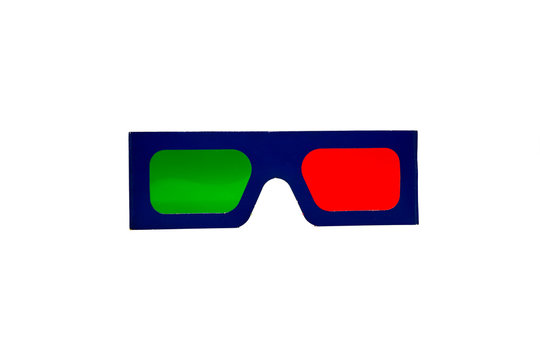 Anaglyph 3D Red And Green Glasses