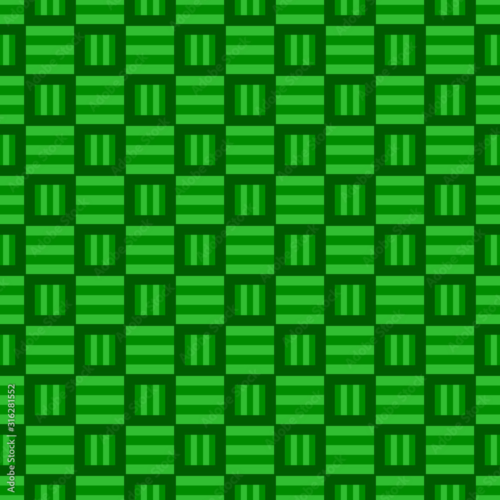 Poster simple seamless square pattern background - vector graphic design