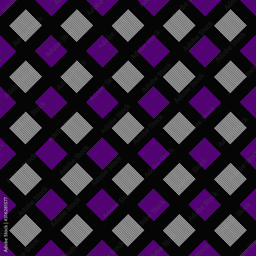 Poster abstract repeating square pattern background - vector graphic design