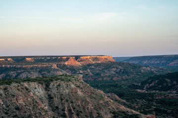 Fototapeta na wymiar Spectacular views around Palo Duro Canyon State Park, Texas. 