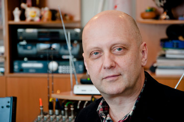 Full concentration at work. politician add. successful businessman. excited man bald head. happy man smiling in formal jacket. sound engineer portrait. male bald skin fashion. hairdresser barbershop
