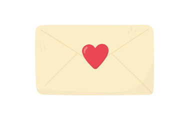 happy valentines day, envelope message heart decoration