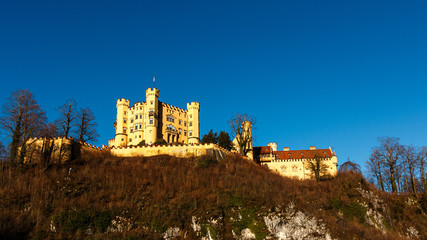 Obraz premium Schloss Hohenschwangau in Füssen