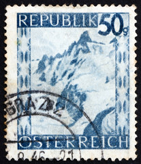 Postage stamp Austria 1945 Silvretta Mountains, Vorarlberg