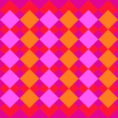 Abstract decoration background. Shapes vector pattern. Checkered background.