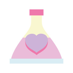 happy valentines day, potion bottle love heart beverage