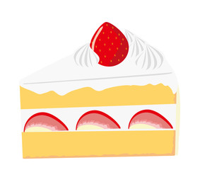 ショートケーキ　苺　生クリーム
