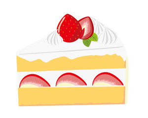 ショートケーキ　苺　生クリーム