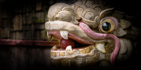Vietnamese dragon. A symbolic creature in Vietnamese mythology. The dragon symbolizes the Emperor, prosperity and power of the nation.